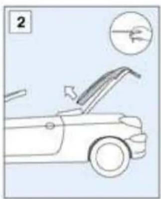 PEUGEOT 206 CC (2004) - MODE SECOURS DU TOIT - 2