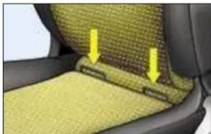 PEUGEOT 206 CC (2004) - Les précautions relatives à l'airbag passager - 3