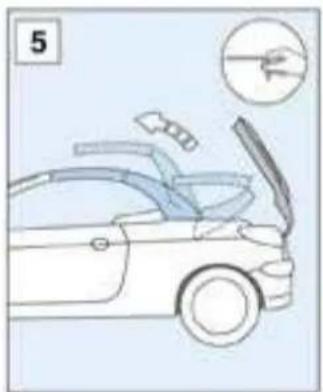 PEUGEOT 206 CC (2004) - MODE SECOURS DU TOIT - 5
