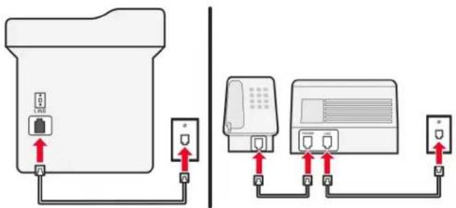 LEXMARK MB2770adhwe - Connecté à différentes prises murales - 2