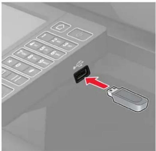 LEXMARK MB2770adhwe - Numérisation vers un lecteur flash - 1