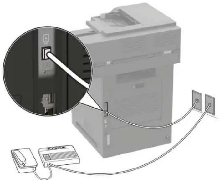 LEXMARK MB2770adhwe - Connecté à différentes prises murales - 1