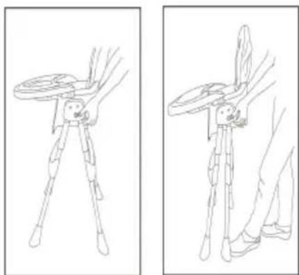 Topmark Jess T2085 - To fold the chair - 1