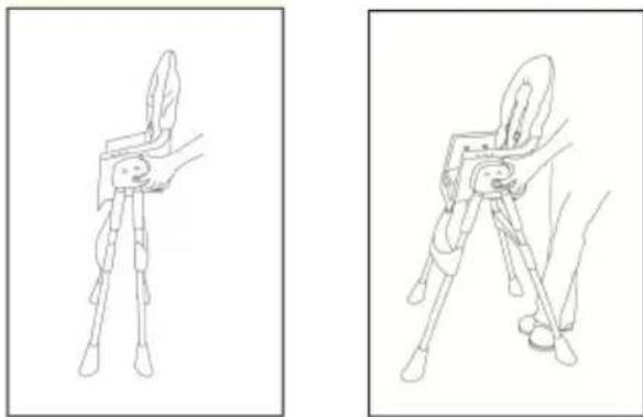 Topmark Jess T2085 - Dépliage de la chaise d'enfant - 1