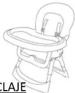 Topmark Jess T2085 - Colocar la silla en una posicion más baja - 1