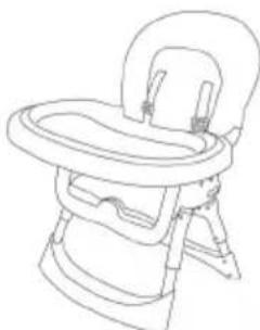 Topmark Jess T2085 - Het verlagen van de kinderstoel - 1