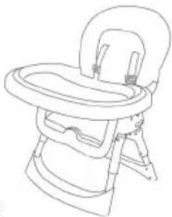 Topmark Jess T2085 - Abaisissement de la chaise d'enfant - 1