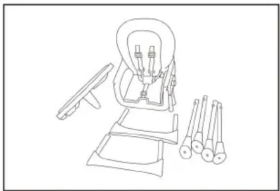 Topmark Jess T2085 - Check if following spare parts are in the box: - 1