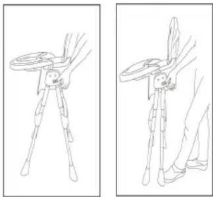 Topmark Jess T2085 - Plegar la silla - 1