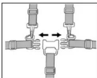 Topmark Jess T2085 - WARNING: ALWAYS USE THE CROTCH STRAP WITH SAFETY BELTS. - 1