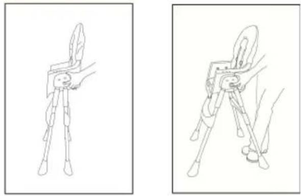 Topmark Jess T2085 - Ausklappen des Kinderstuhls - 1