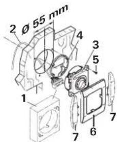 Trumatic E 4000 - Montaggio dell'unità di comando con interruttore rotante - 1