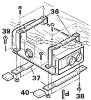 Trumatic E 4000 - Befestigung der Heizung - 1