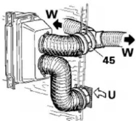 Trumatic E 4000 - Conducción del aire caliente y del aire en circulación en el caso de montaje exterior - 2