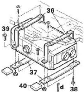 Trumatic E 4000 - Fissaggio del riscaldamento - 1