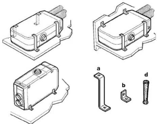 Trumatic E 4000 - Fastening the heating appliance - 1
