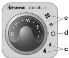 Trumatic E 4000 - Control panel with rotary switch - 1