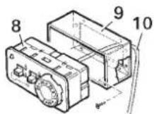 Trumatic E 4000 - Installing the control panel with slide switch - 1