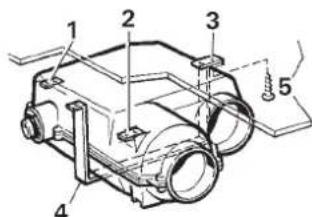 Trumatic E 2400 - Bevestiging van de verwarming - 1