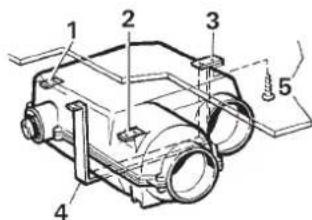 Trumatic E 2400 - Fixation du chauffage - 1
