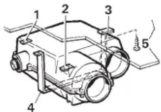 Trumatic E 2400 - Sujeción de la calefacción - 1