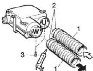 Trumatic E 2400 - Conexión de los tubos a la calefacción - 1