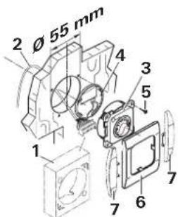 Trumatic E 2400 - Installing the control panel with rotary switch - 1