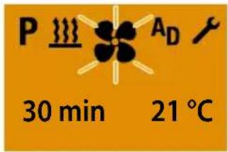 Eberspacher EasyStart Timer - Plage de paramétrage de la durée de service : - 2