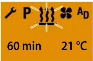 Eberspacher EasyStart Timer - Chauffage MARCHE avec shortpress et le sous-menu des paramétrages - 6