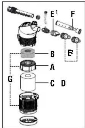 EHEIM Biopower 240 - 附件 - 1
