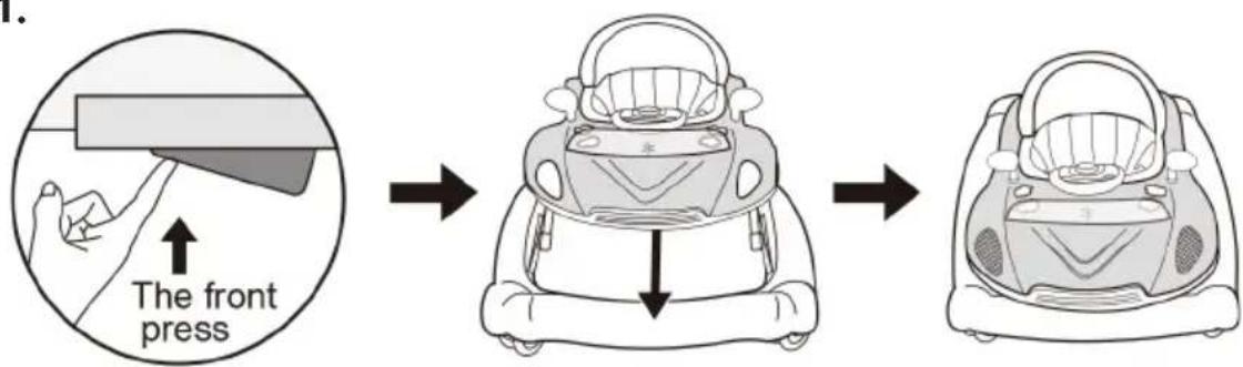 Baninni Foriano BN151 - HOW TO FOLD THE WALKER - 1