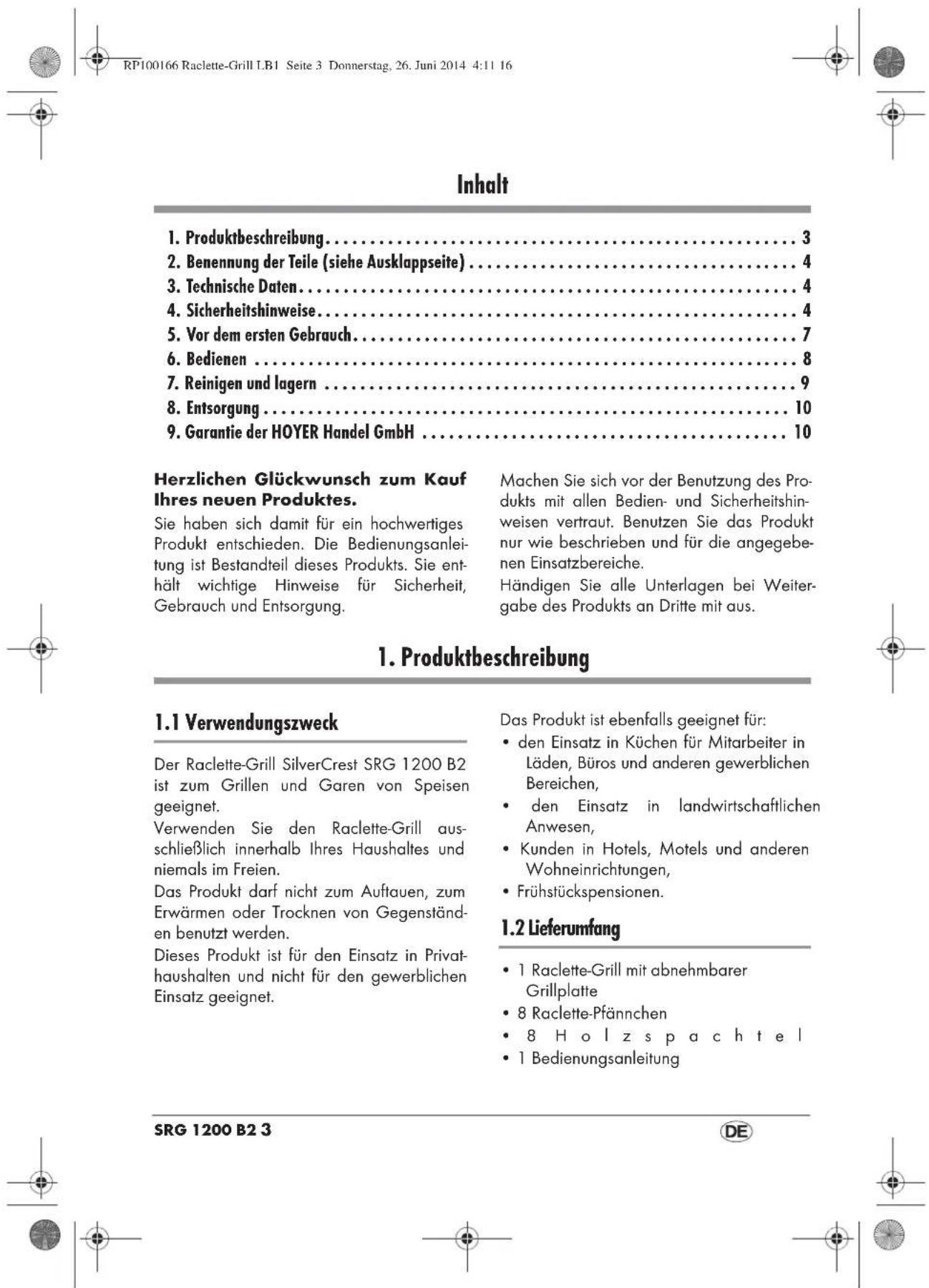 SILVERCREST SRGS 1400 B2 - 5