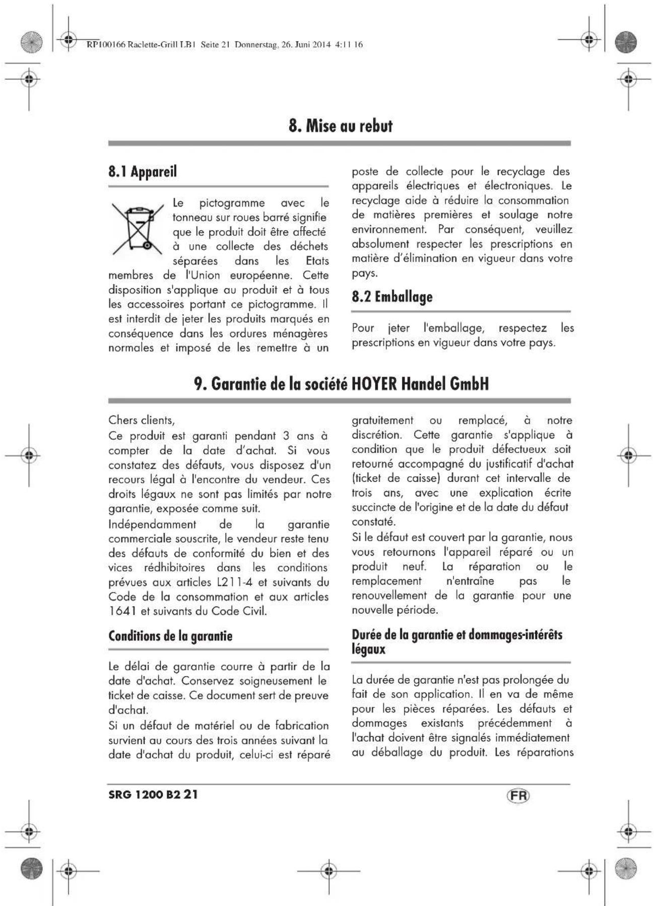 SILVERCREST SRGS 1400 B2 - 4