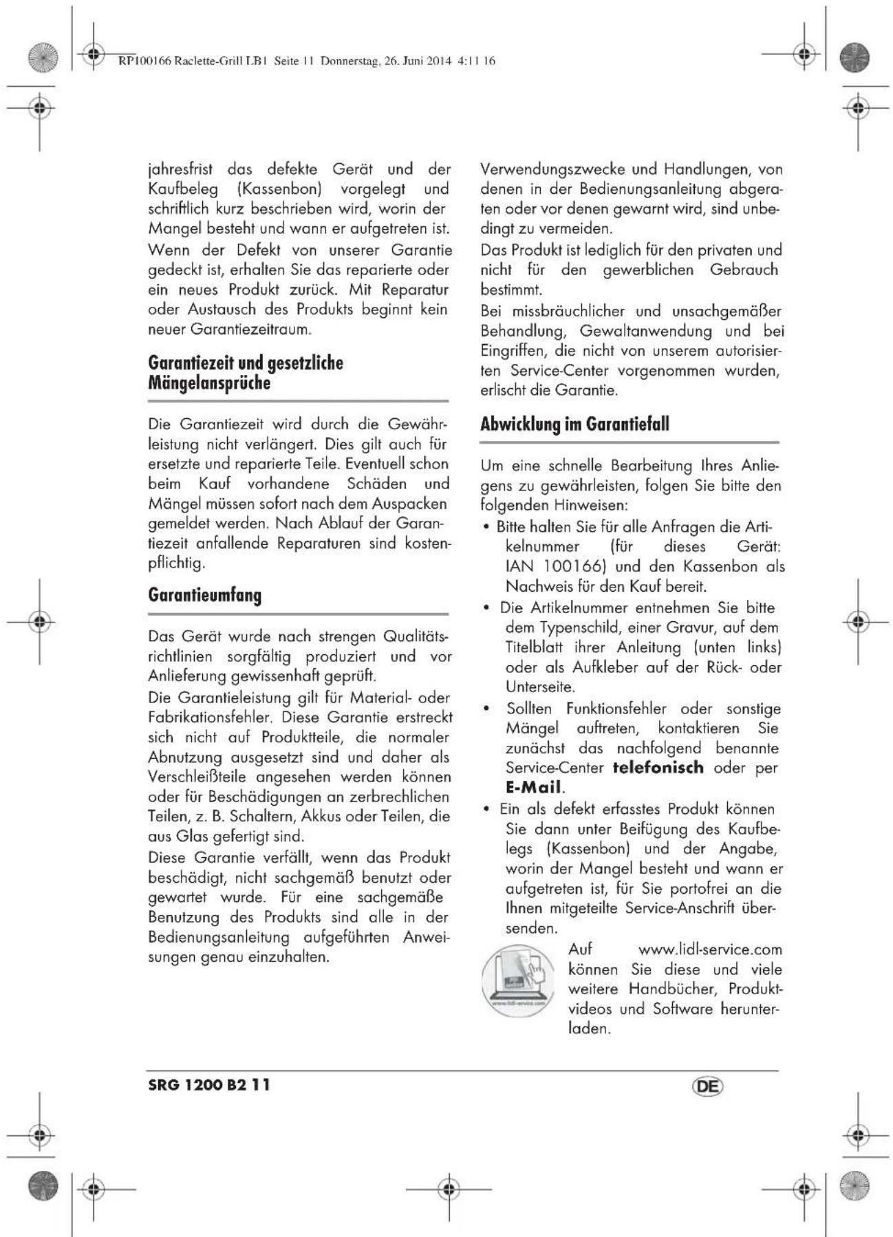 SILVERCREST SRGS 1400 B2 - 13