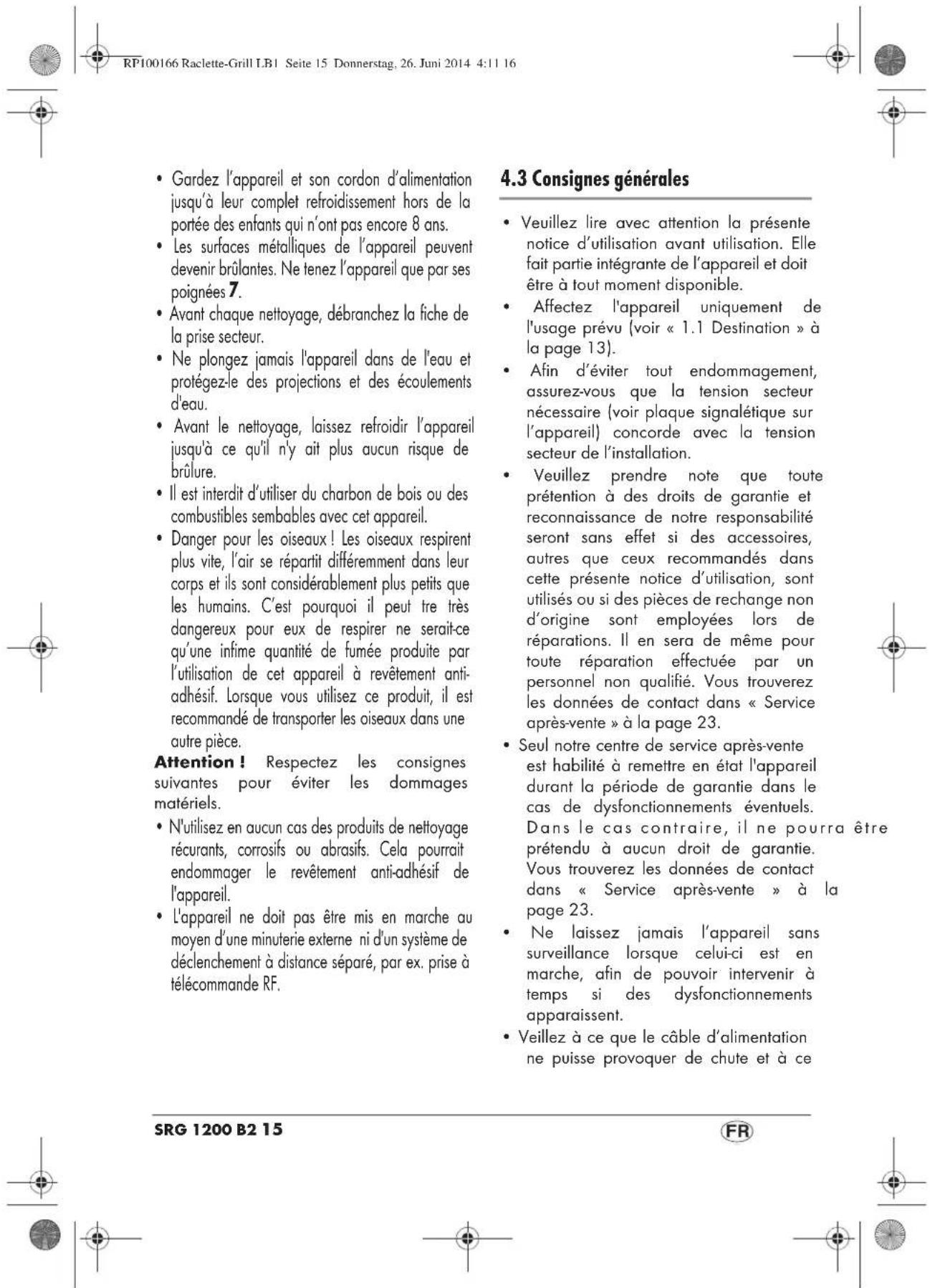 SILVERCREST SRGS 1400 B2 - 17
