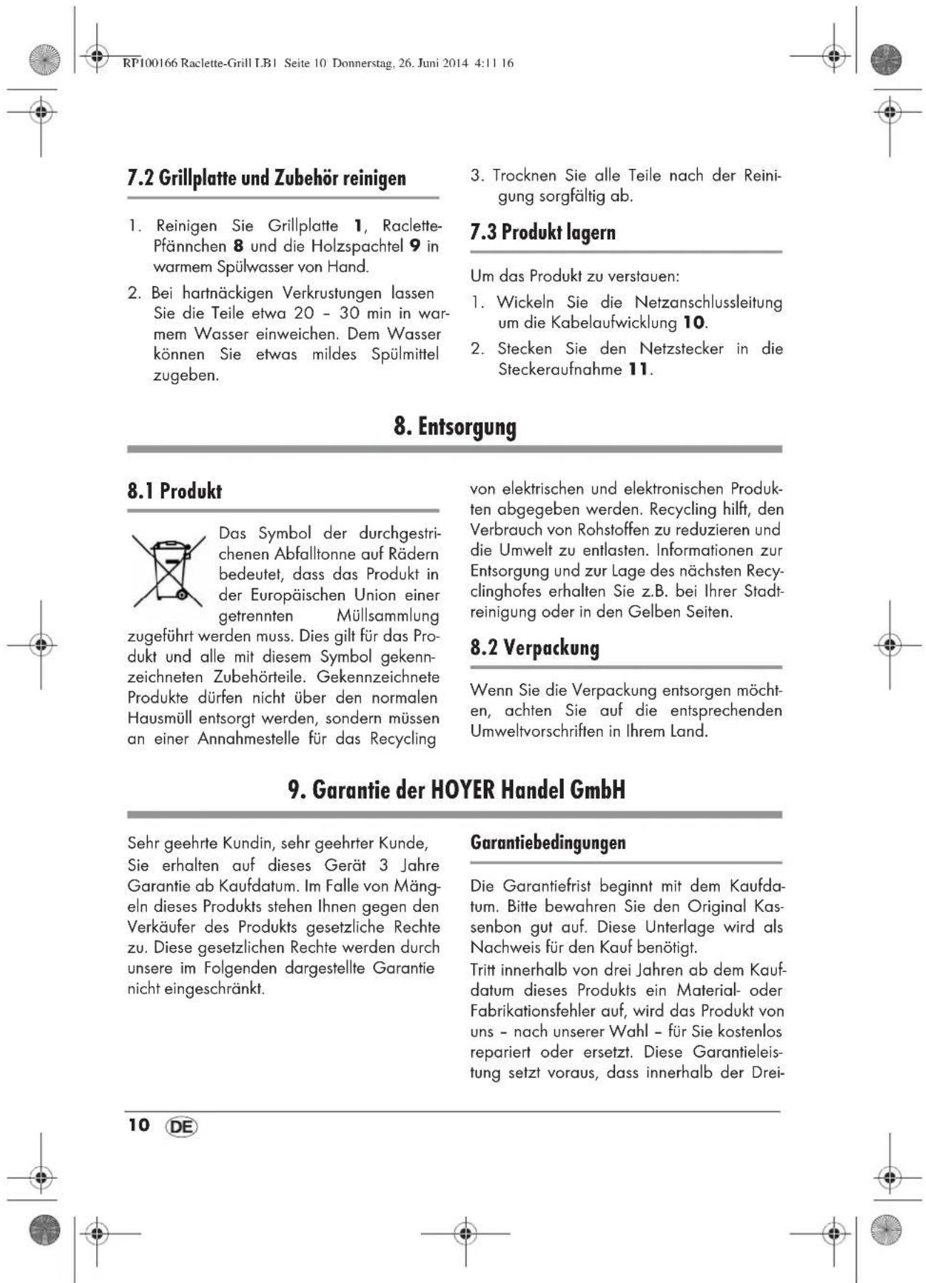SILVERCREST SRGS 1400 B2 - 12
