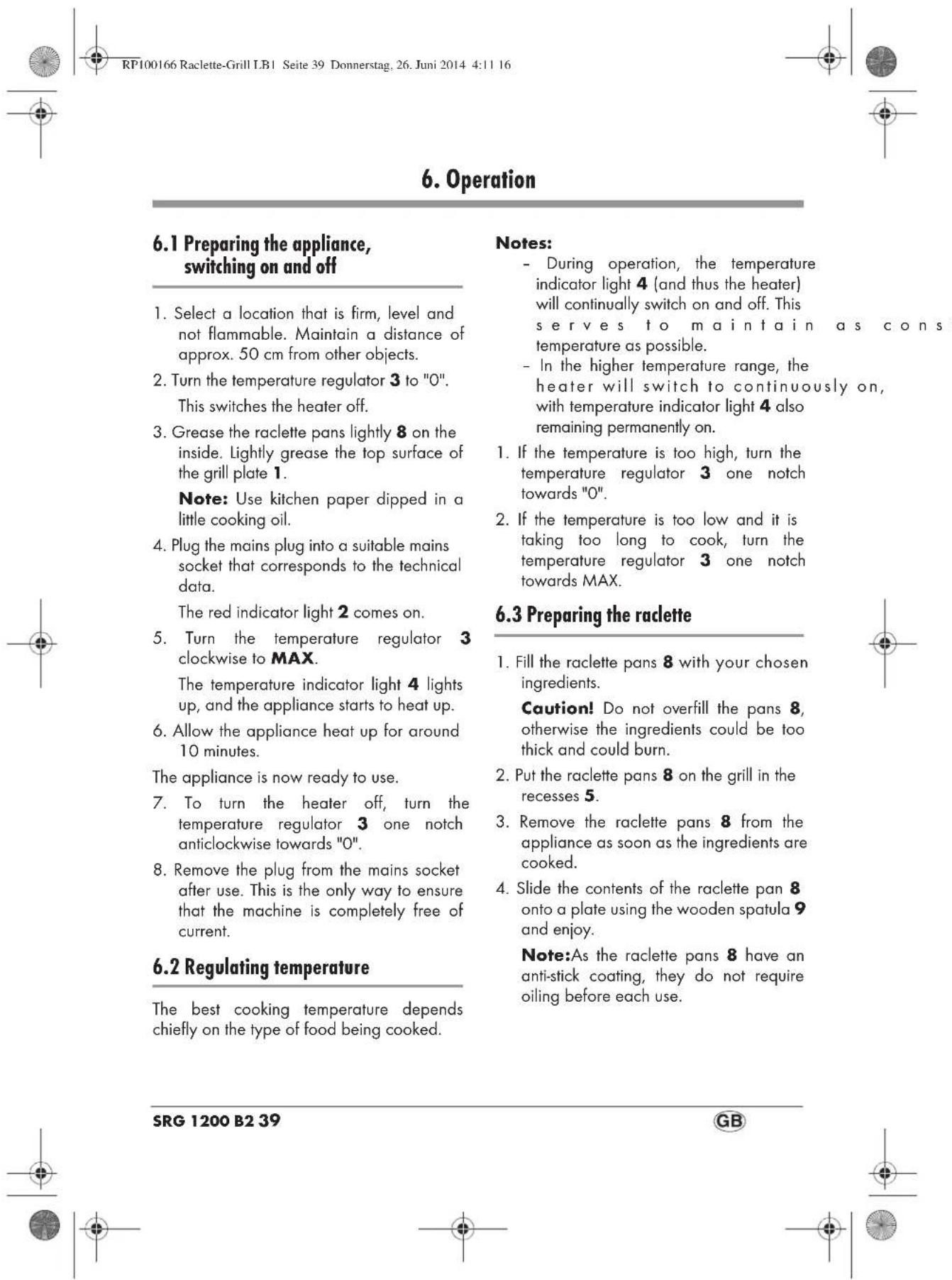 SILVERCREST SRGS 1400 B2 - 18