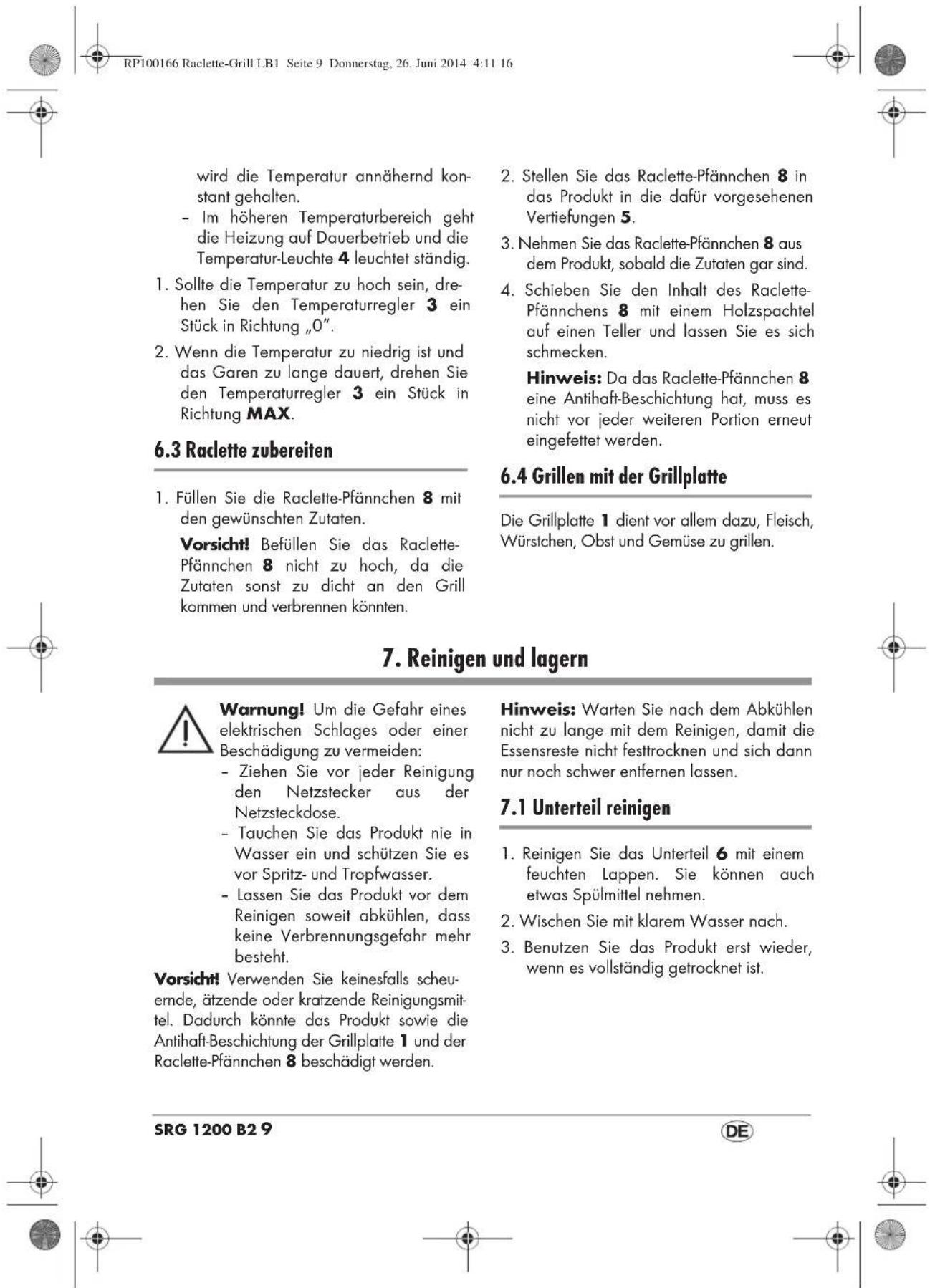 SILVERCREST SRGS 1400 B2 - 11