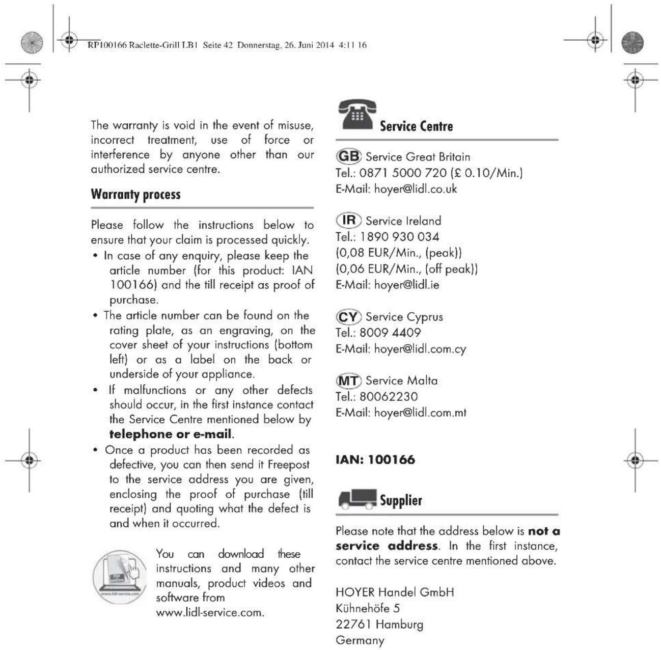 SILVERCREST SRGS 1400 B2 - 21