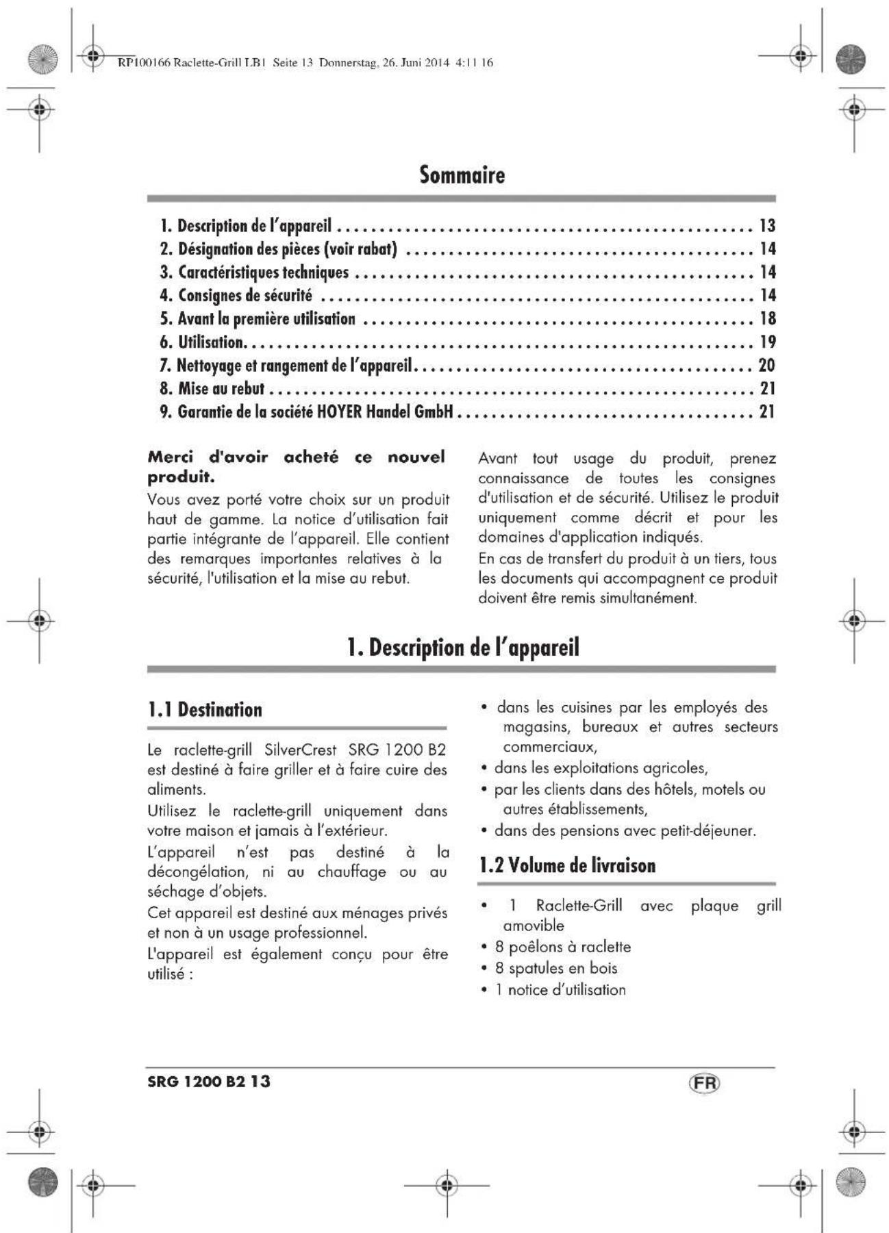 SILVERCREST SRGS 1400 B2 - 15