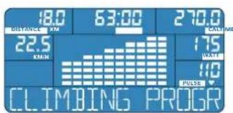 Energetics Exercise Monitor E205 - Eigenschappen van het programme - 1