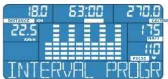 Energetics Exercise Monitor E205 - Program Interval - 1