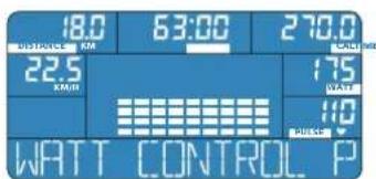 Energetics Exercise Monitor E205 - Program Watt - 1