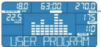 Energetics Exercise Monitor E205 - Caratteristiche del programma - 1