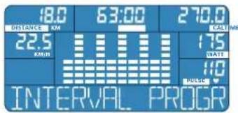 Energetics Exercise Monitor E205 - Program Interval - 1