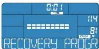 Energetics Exercise Monitor E205 - Program za oporavak - 2