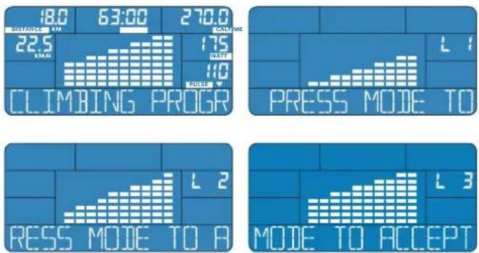 Energetics Exercise Monitor E205 - Własciwość tego programu - 1