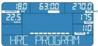 Energetics Exercise Monitor E205 - Delovanje programa - 1