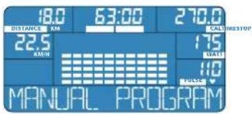 Energetics Exercise Monitor E205 - Characteristic program - 1