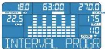 Energetics Exercise Monitor E205 - INTER Program - interval - 1